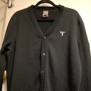 Tesla knitted cardigan size M men’s